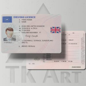 گواهینامه رانندگی انگلستان