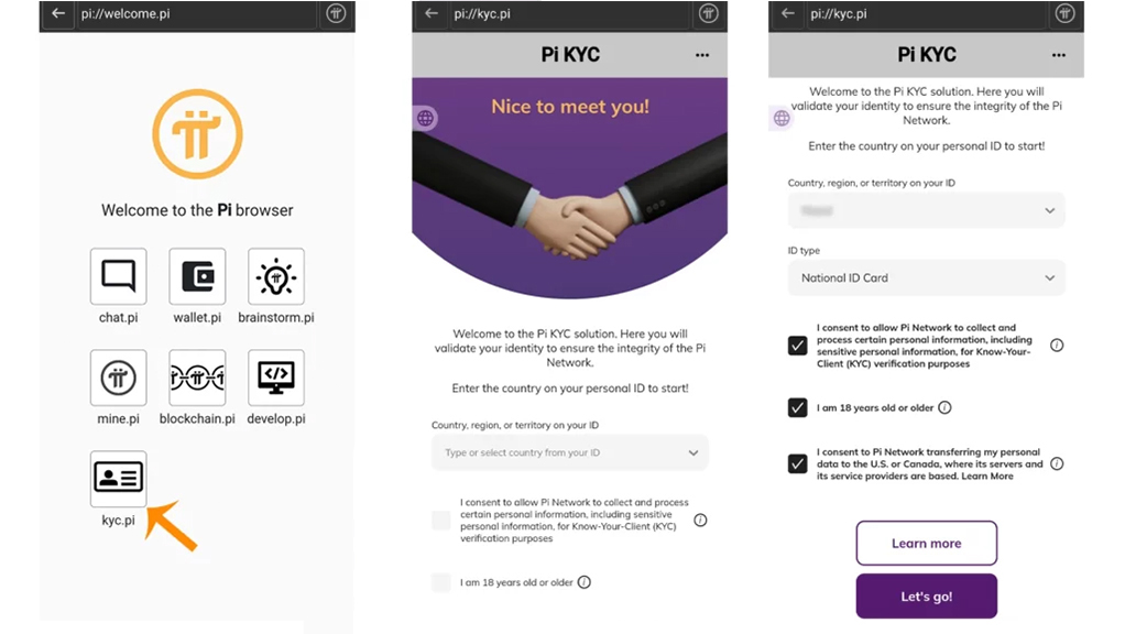 آموزش KYC در پای نتورک
