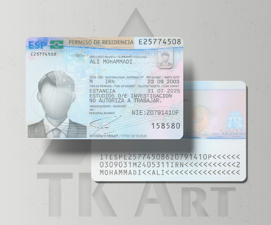 رزیدنت کارت اسپانیا