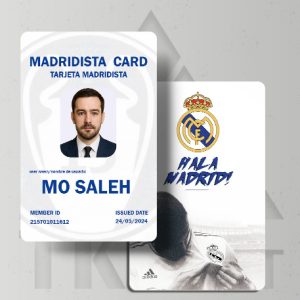 کارت هواداری رئال مادرید