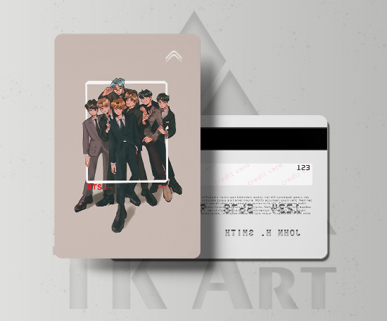استیکر کارت گروه bts
