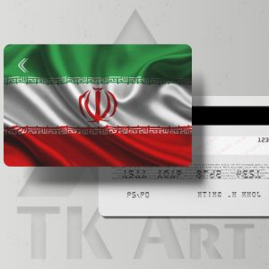استیکر کارت پرچم ایران