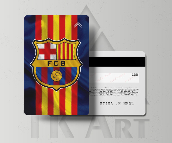 استیکر کارت تیم Barcelona