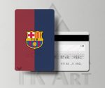 سفارش استیکر کارت پرچم فوتبال بارسلونا FCB