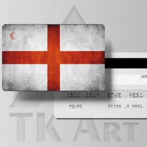 سفارش استیکر کارت پرچم سنت جورج انگلستان