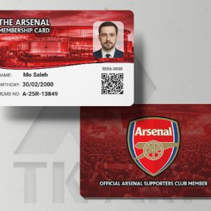 کارت هواداری تیم آرسنال