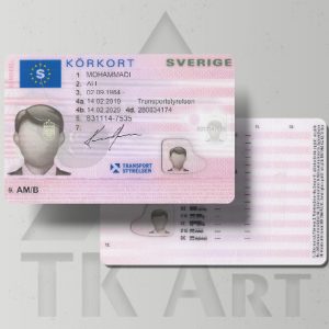 گواهینامه رانندگی سوئد
