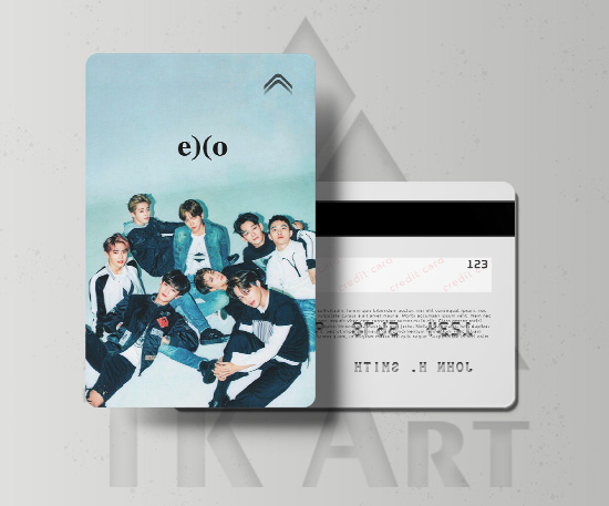 استیکر کارت گروه خوانندگی exo