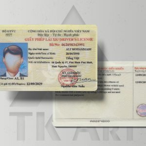 گواهینامه رانندگی ویتنام
