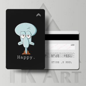 استیکر کارت اختاپوس مشکی 2