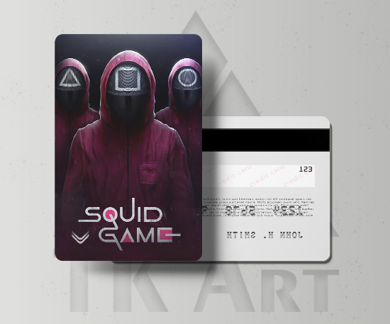 استیکر کارت Squid Game 4
