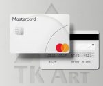 استیکر کارت طرح مستر کارت سفید