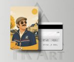 استیکر کارت تد لاسو طرح کارتونی
