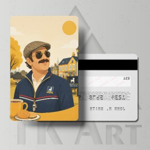 استیکر کارت تد لاسو طرح کارتونی