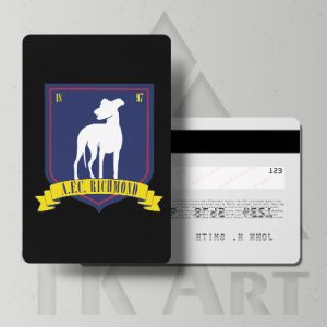 استیکر کارت تیم ریچموند مشکی