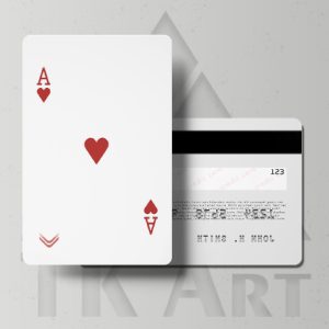 استیکر کارت آس دل
