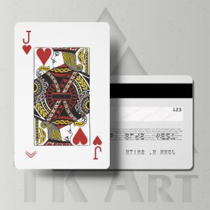استیکر کارت طرح سرباز دل